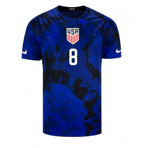 United States Weston McKennie #8 Replica Away Shirt World Cup 2022 Short Sleeve